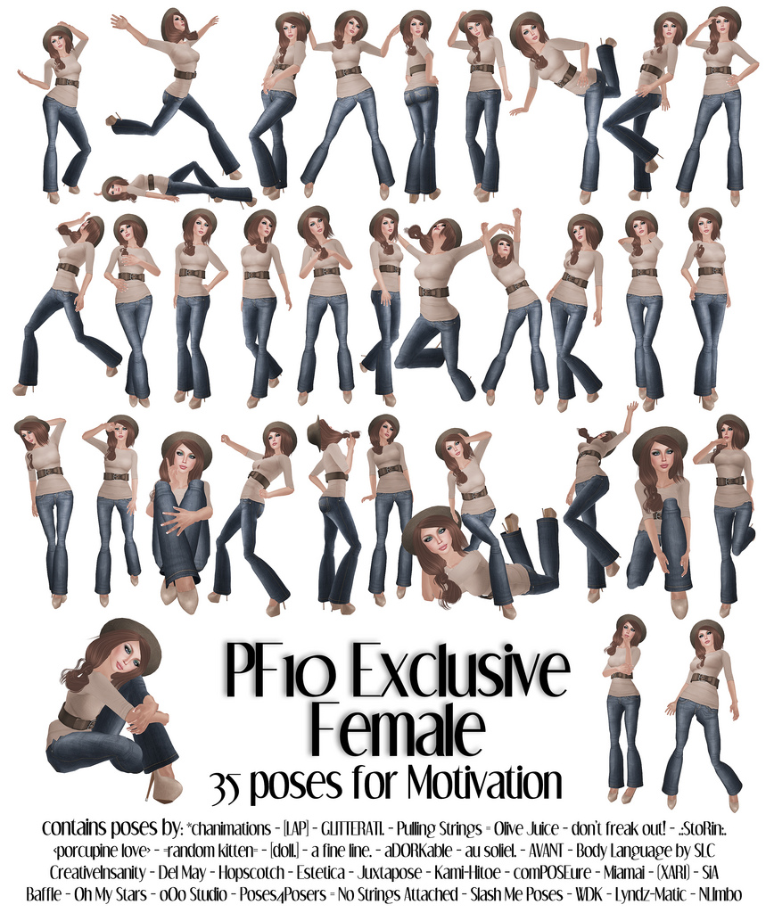 Get your hiney to Pose Fair and pick up these exclusive collections of pose...